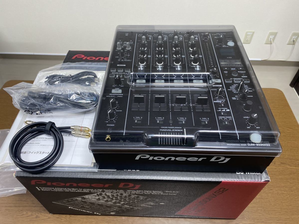 Pioneer DJM-900NXS2 専用プラカバー付 完全禁煙自宅のみ 完動美品 送料当方負担 _画像1