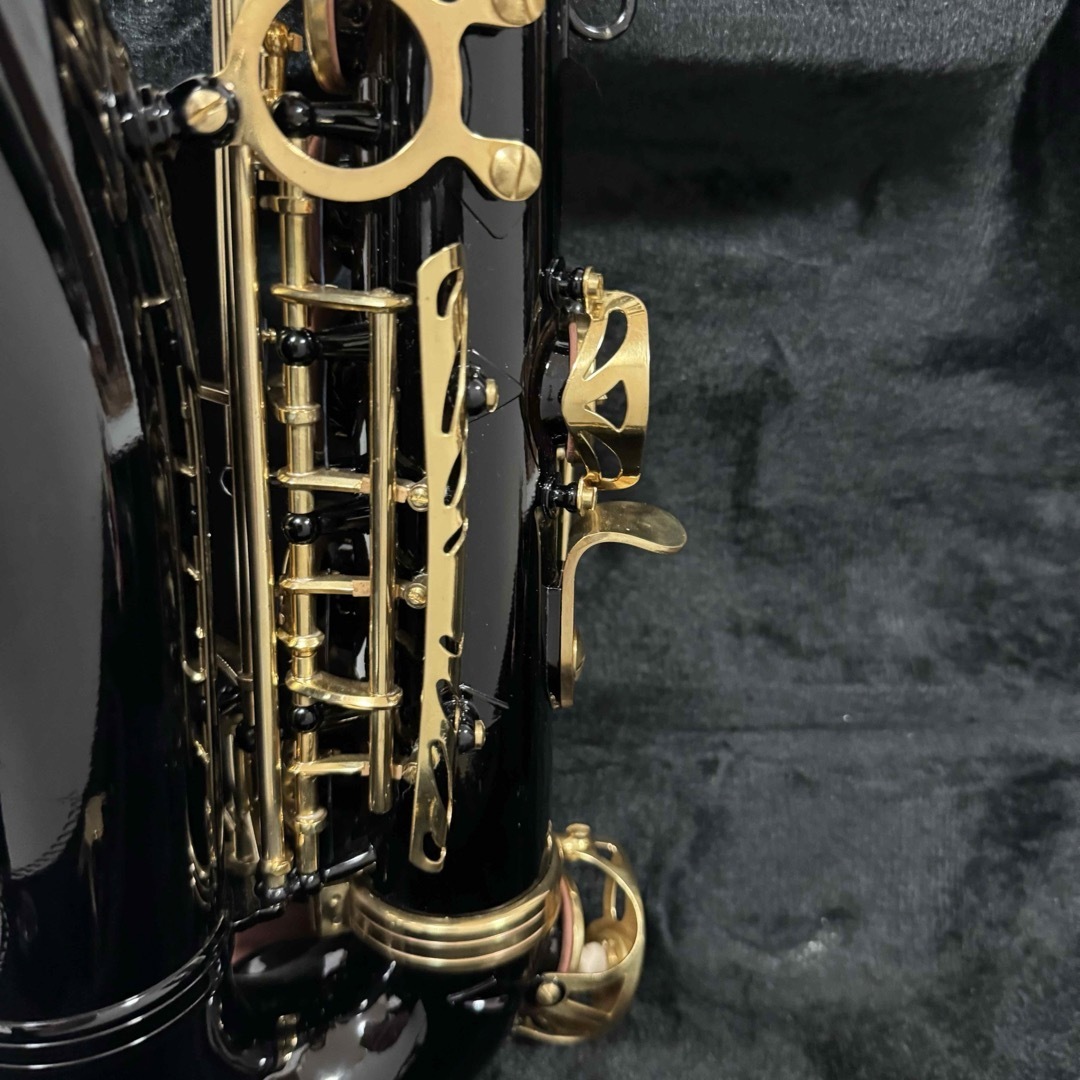 [ rare black ] beautiful goods Soleil soleil alto saxophone beginner introduction set 