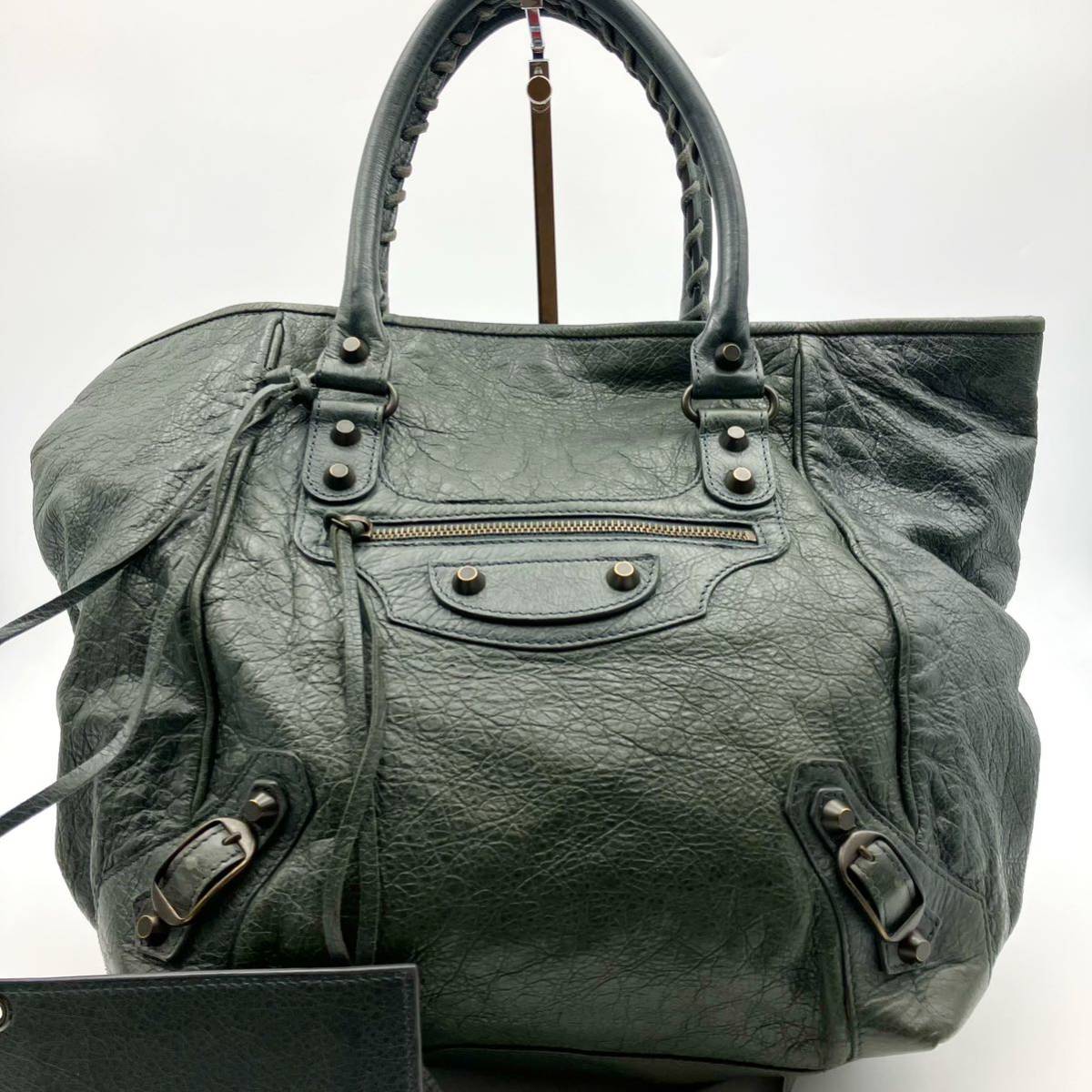 1円 □美品□ BALENCIAGA バレンシアガ トートバッグ ビジネスバッグ