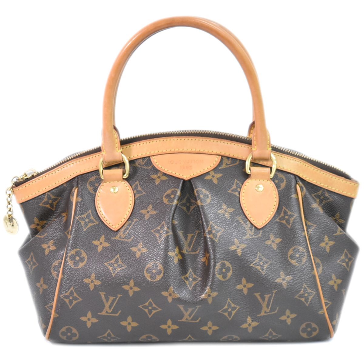 本物 ルイヴィトン LOUIS VUITTON LV ティボリ PM モノグラム ハンドバッグ ブラウン M40143_画像1