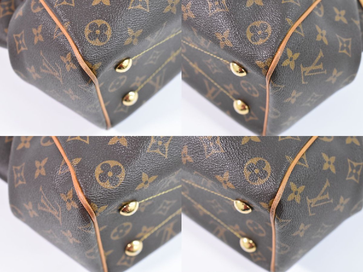 本物 ルイヴィトン LOUIS VUITTON LV ティボリ PM モノグラム ハンドバッグ ブラウン M40143_画像7