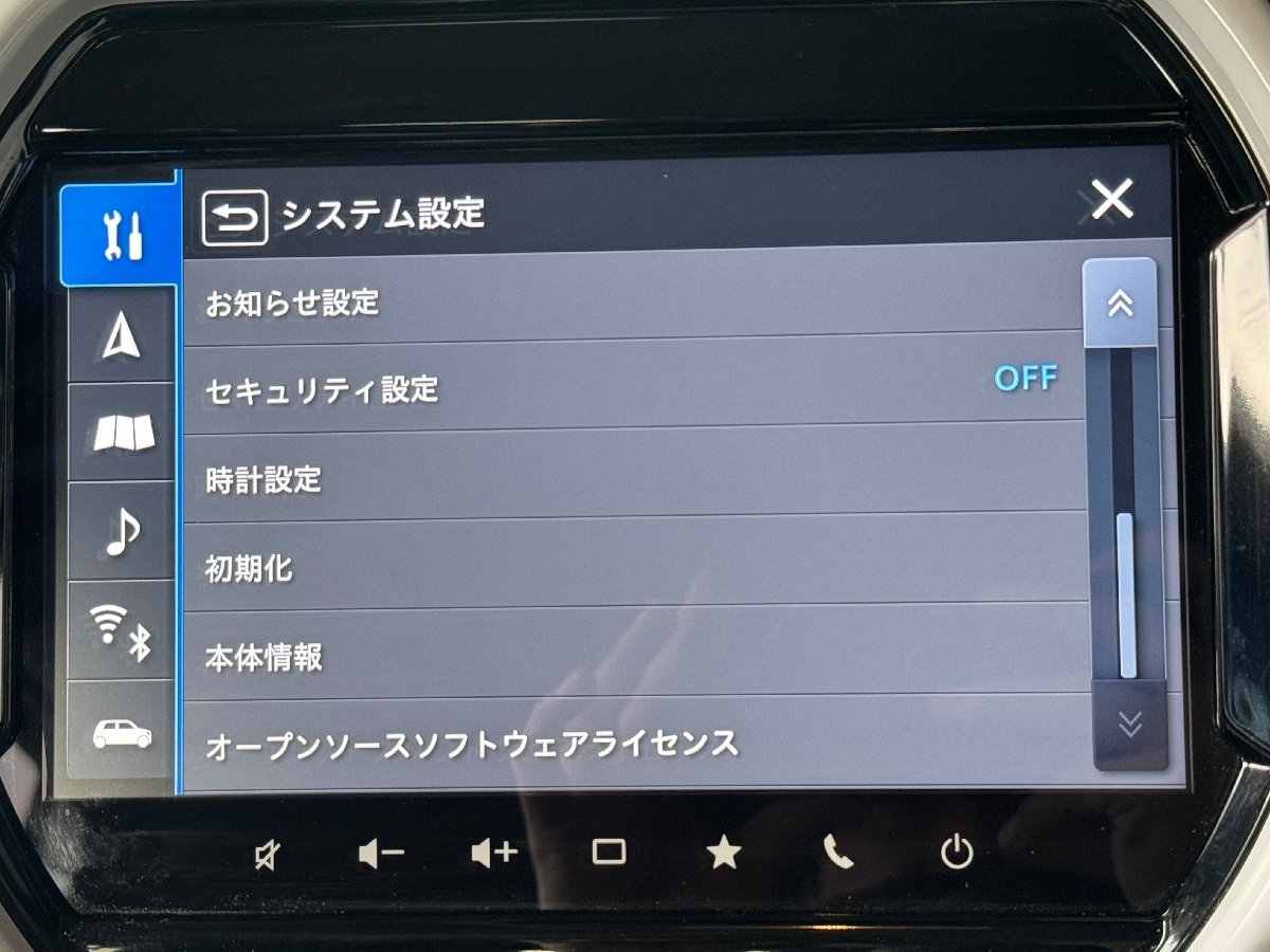 【個人名配送不可】SUZUKI スズキ HUSTLER ハスラー MR92S 純正ナビ 3A100-83S00 9インチ 2020年 地図データ フルセグ DVD Bluetooth_画像8