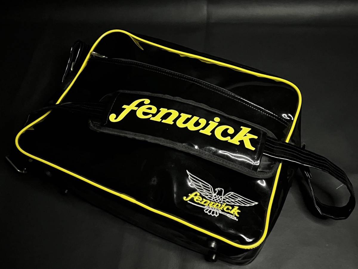 廃番 極希少即決 フェンウィック エナメル ショルダーバッグ タックル バック へドン ランカーステック fenwick bag 入手困難_画像2