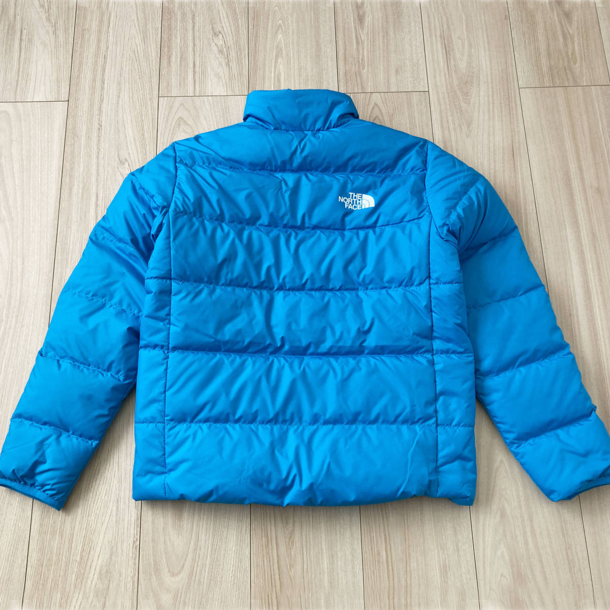 160cm ブルー ノースフェイス キッズ リバーシブル ダウンジャケット THE NORTH FACE KIDS Reversible North Down Jacket AU/L NDJ52291Z_画像2