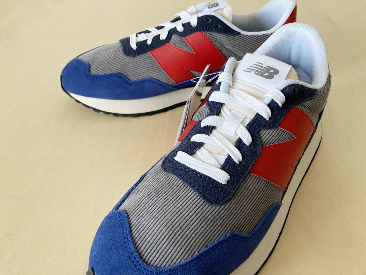 【1円新品】【特価 237】 28cm 灰色 グレー ニューバランス NEW BALANCE MS237LE1 GREY/BLUE/RED US10/28cm スニーカー_画像2