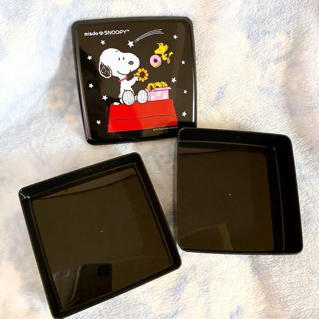 ★非売品★SNOOPY★２段重箱★弁当箱★人気キャラクター、PEANUTS、スヌーピー★コンパクト収納★ミスタードーナツ★定形外OK★