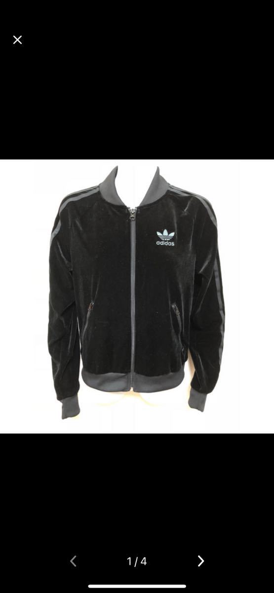 新品タグ付き☆adidas☆アディダス☆ジャージ☆上☆Mサイズ☆レディース☆ブラック