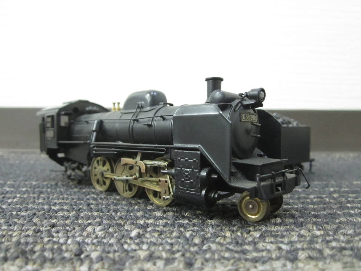 【希少】 C58 290 金属製 蒸気機関車 HOゲージ 鉄道模型 電車 模型 鉄道 国鉄_■商品説明に詳細画像をご覧いただけます。