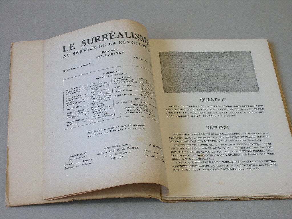 [ revolution ... make shurure Alice m] magazine, no. 1 number (1930 year 7 month )*bru ton,alagon,tsala,eryua-ru,kruveru,dali,bnyu L 