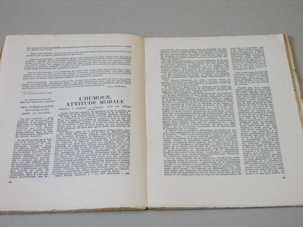 「革命に奉仕するシュルレアリスム」誌、第6号（1933年5月）●ブルトン、ツァラ、エルンスト、タンギー、ブニュエル、ルネ・シャール etc._画像7