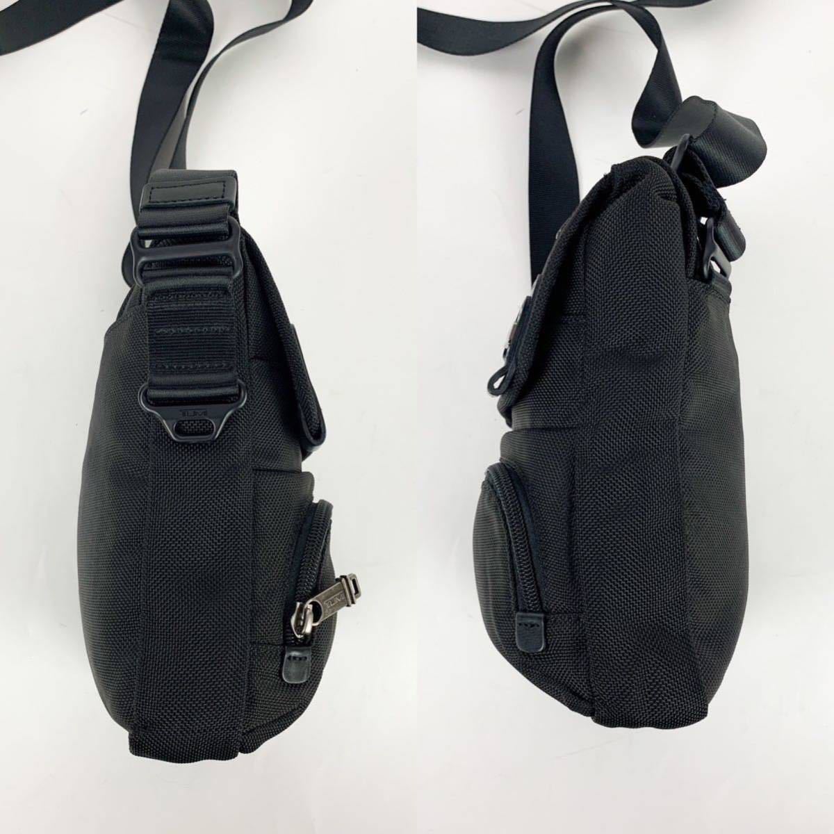 1円 ☆美品☆ 【希少】TUMI ALPHA BRABO BARSTOW CROSSBODY トュミ アルファブラボー バースト22306DH トゥミ ショルダーバッグ メンズ 黒_画像4