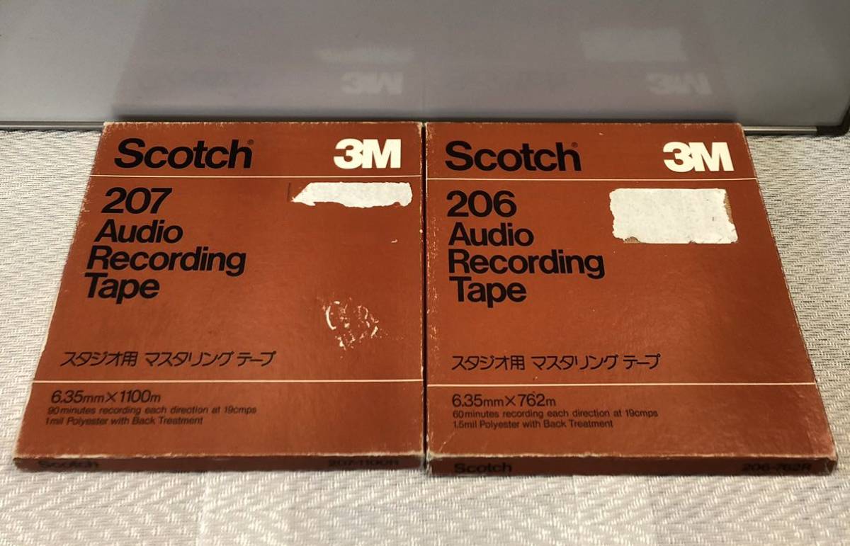 SCOTCH 10号スタジオ用マスタリングテープ(206-207)Scotch _画像1