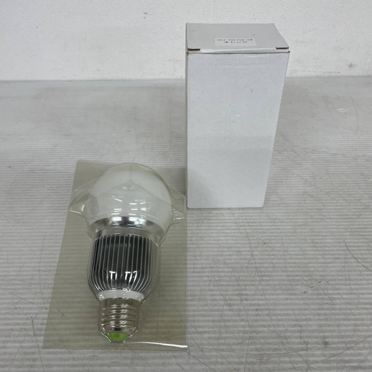 【Bysen JAPAN】 LED電球 LEDハイパワー電球 LED 電球 LEDライト 照明 E26 BSJ-YHF70D-6W オレンジ_画像1