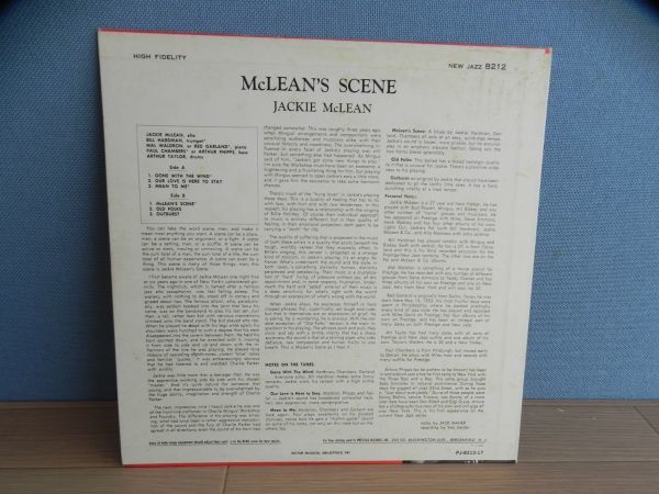 ■LP【 Japan /New Jazz】ジャッキー・マクリーン Jackie McLean /McLean's Scene◆PJ-8212-17/1972◆ Mono_画像6