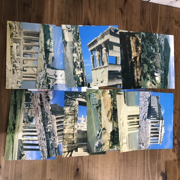 新品 未使用 ポストカード 絵葉書 セット ギリシャ パルテノン神殿 旅行 海外 風景 メッセージカード はがき グリーティングカードの画像4