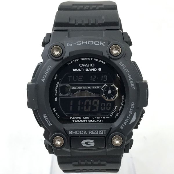 新品 CASIO カシオ G-SHOCK ジーショック MULTIBAND6 マルチバンド6 腕時計 GW-7900B-1 電波ソーラー デジタル ラウンド ブラック 箱付き_画像2