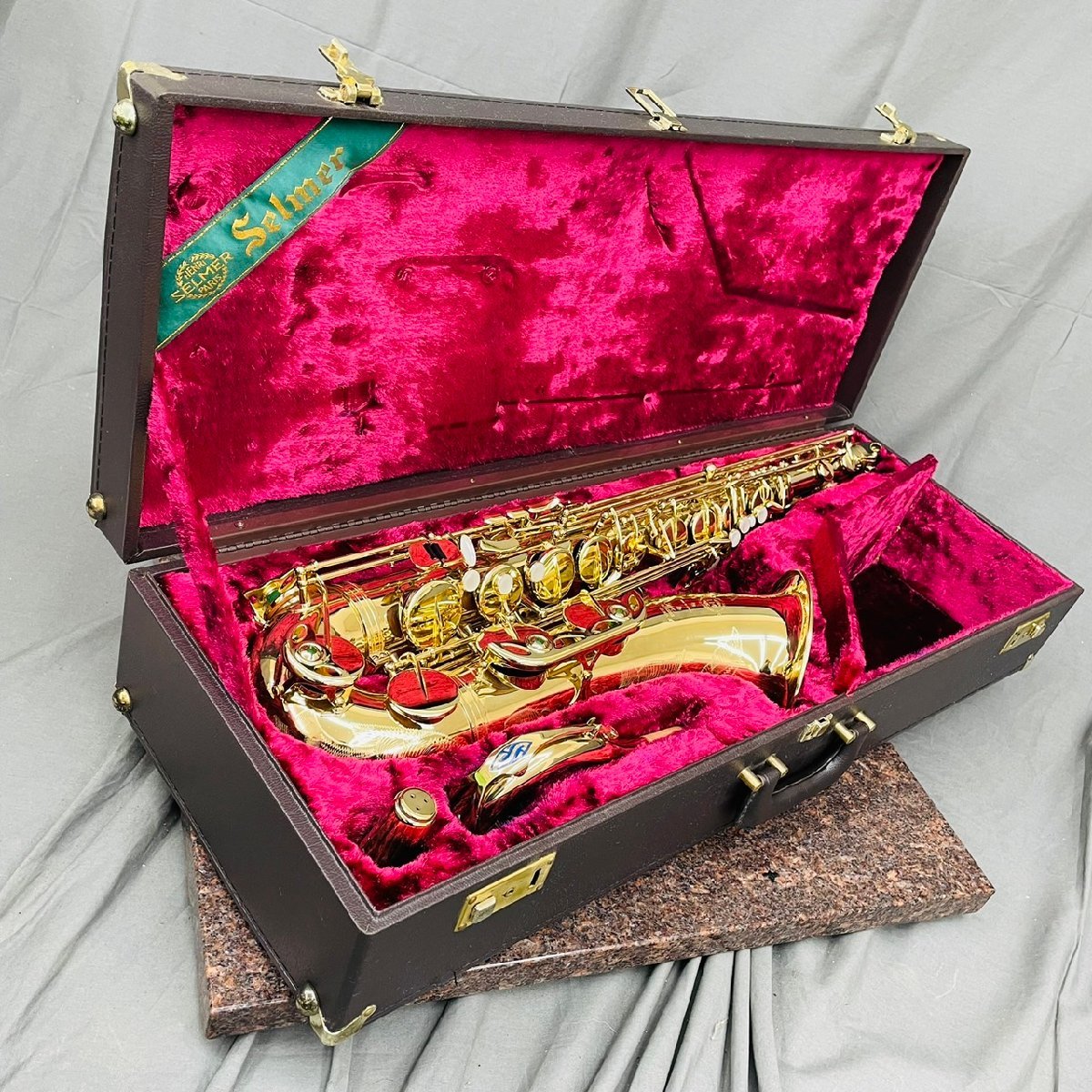 T5857＊【中古】SELMER/セルマー テナーサックス Super Action 80 SA80 SERIE II 彫刻あり/純正ハードケース付 #N.510812_画像1