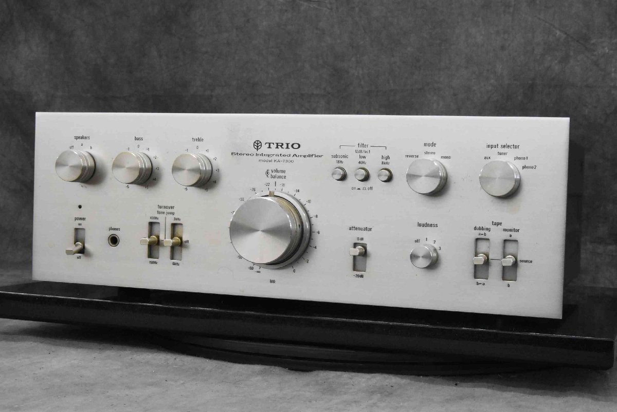 F☆TRIO トリオ KA-7300 ステレオプリメインアンプ ☆中古☆_画像1