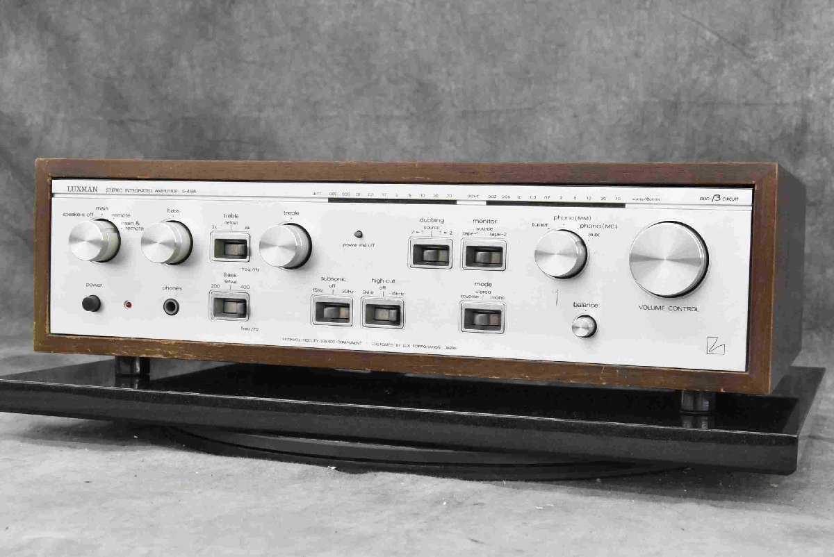 LUXMAN L-48A ラックスマン プリメインアンプ | symposium.rest LUXMAN L-48A ラックスマン プリメインアンプ | symposium.rest
