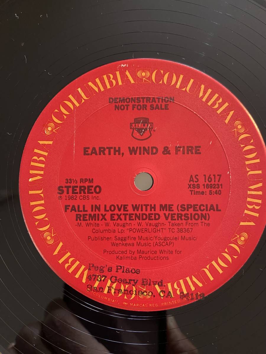 ★EARTH WIND & FIRE - FALL IN LOVE WITH ME （SPECIAL REMIX EXTENDED VERSION）_画像3