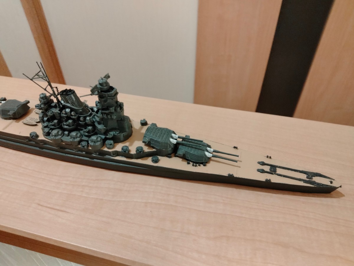 艦船模型（1/700）日本海軍13号級巡洋戦艦　キット組立品_画像3