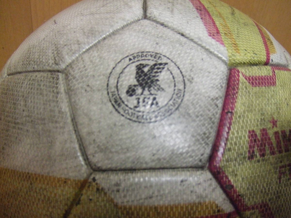 MIKASAミカサ FT550B・サッカーボール FT550B-YP-JUFA OFFICIAL SIZE 5 (JFA) 中古品_画像4