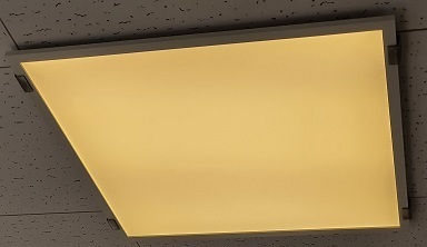 12畳用　超薄型LEDシーリングパネルライト　60cm×60cm　調光式・調色式　（電球色～白色）　48ｗ　天井・壁・床etc取付金具は3種類付属　_画像9