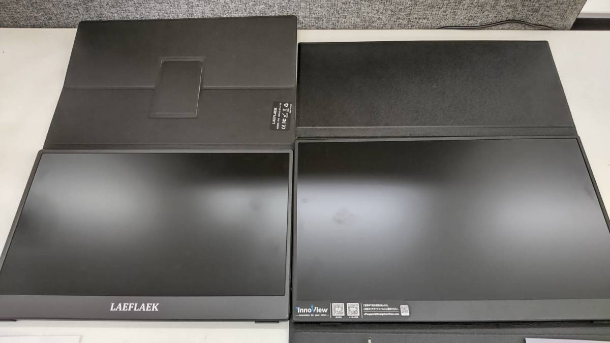 0512k2110 モバイルモニター LAEFLAEK P14、InnoView INVPM406 2点セット_画像2