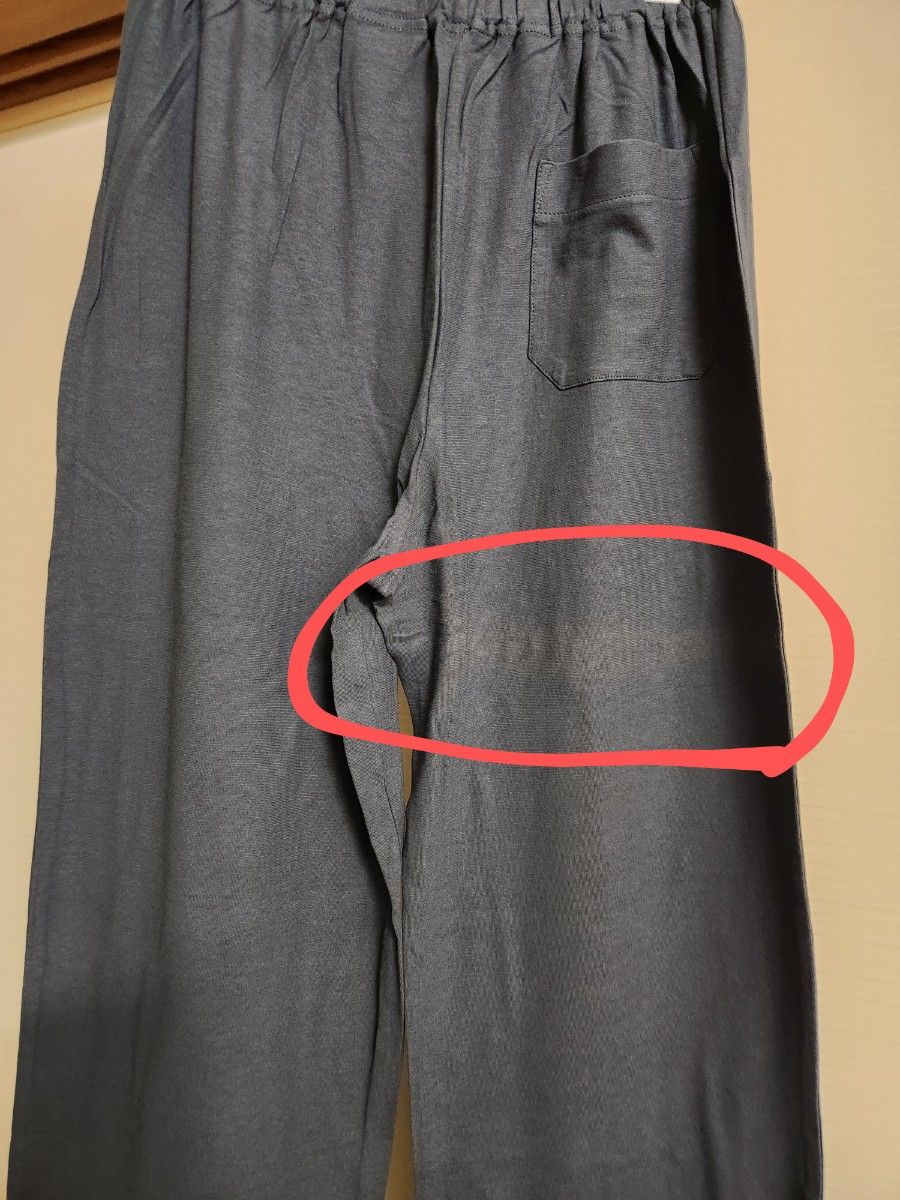 未使用品　マンシングウエア  ルームウェア   パジャマ 半袖長パンツ Mサイズ 　パンツ後ヤケあり