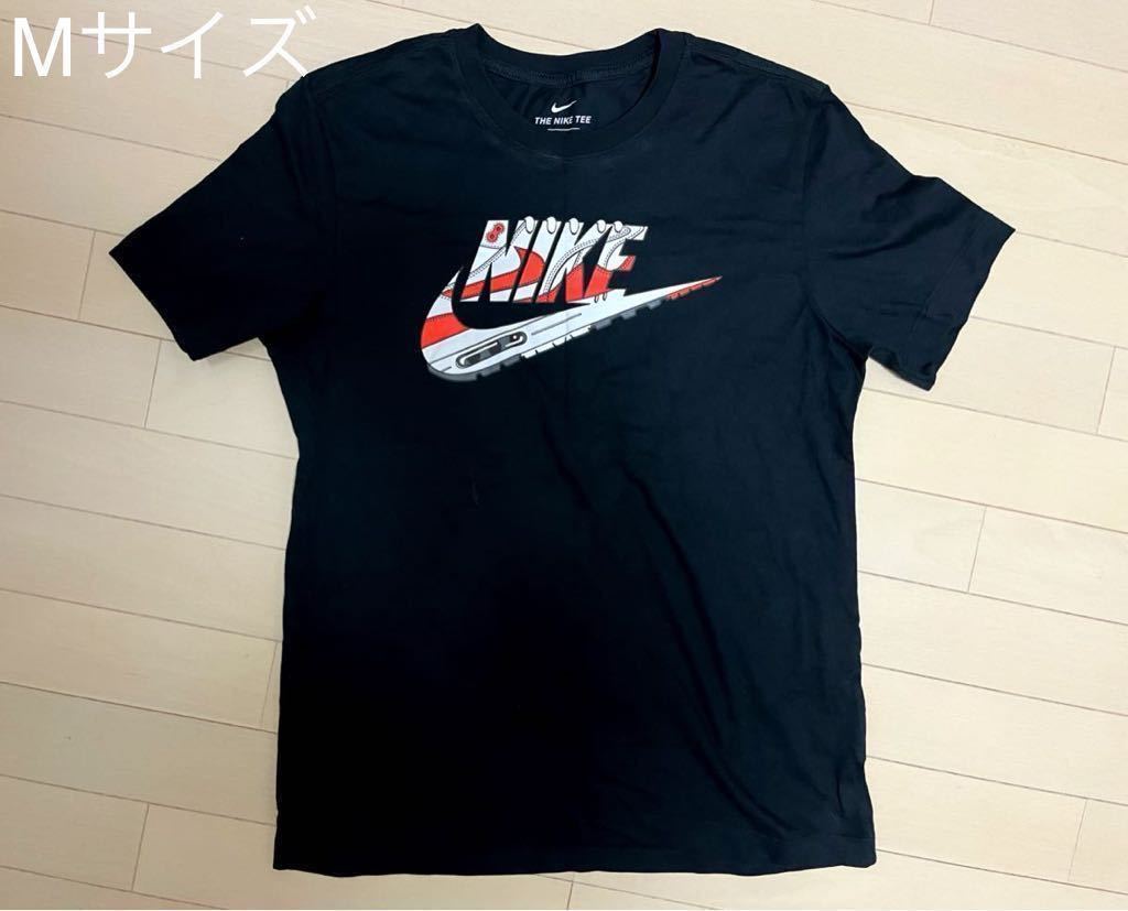 超美品！NIKE /ナイキ メンズ ロゴスウォッシュ 半袖Tシャツ ネイビー Mサイズ 発送 クリックポスト 185円_画像1