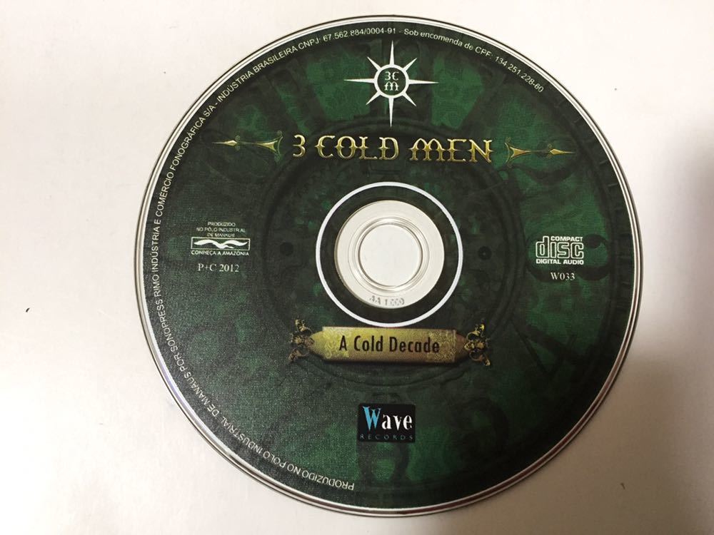 3 COLD MEN A COLD DECADE ハウス オルタナティブ エレクトロニック インディーズ Franck Lopez 3CM Wave RECORDS Limited Editon 2枚組