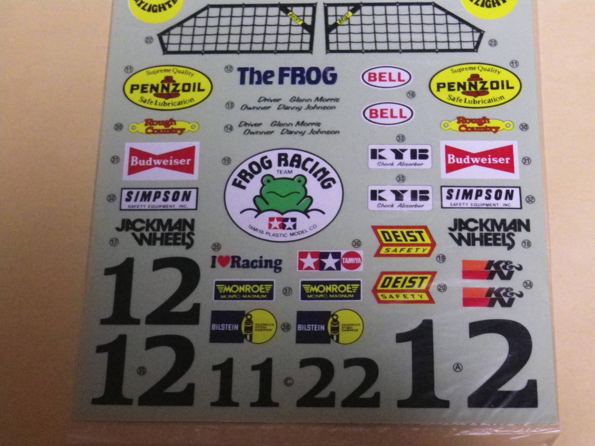 タミヤ The Frog 田宮模型 マイティフロッグ ステッカー KC NGK タミヤ The Frog 田宮模型 マイティフロッグ ステッカー KC NGK