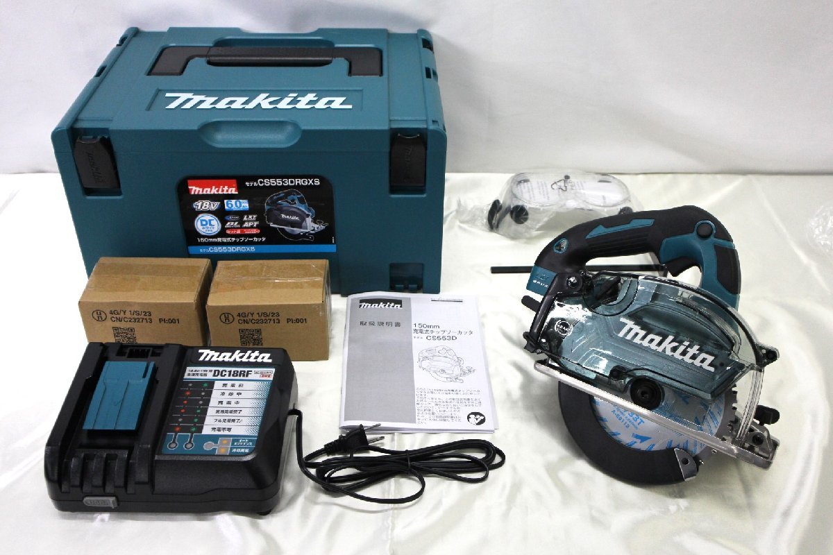 ＜未使用品＞マキタ makita　充電式 チップソーカッタ　CS553DRGXS（50223112418681SM）_画像1