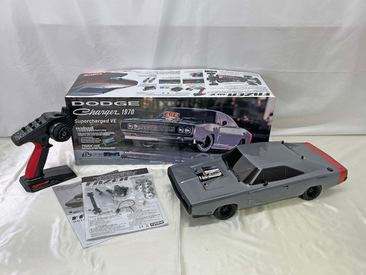 ▼中古品▼ 京商 RCカー 1/10 FAZER Mk2 FZ02L VE ダッジ チャージャー 1970 スーパーチャージャー仕様 34492T1 (60423102316878NM)_画像1