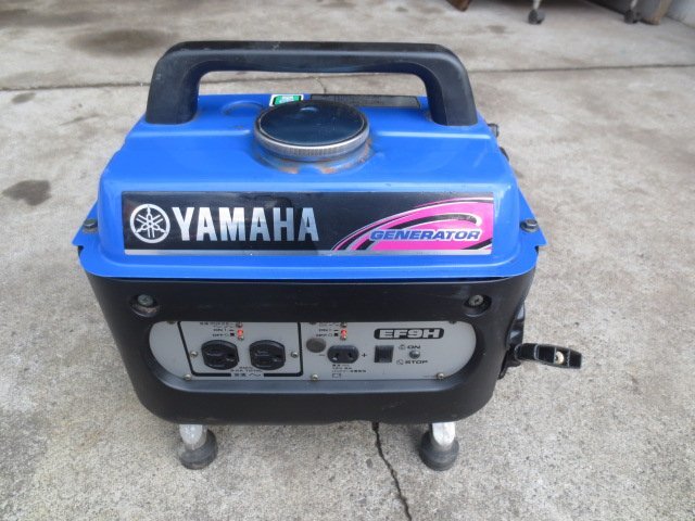 【1円～】中古品　YAMAHA　エンジン発電機　EF9H　_画像1