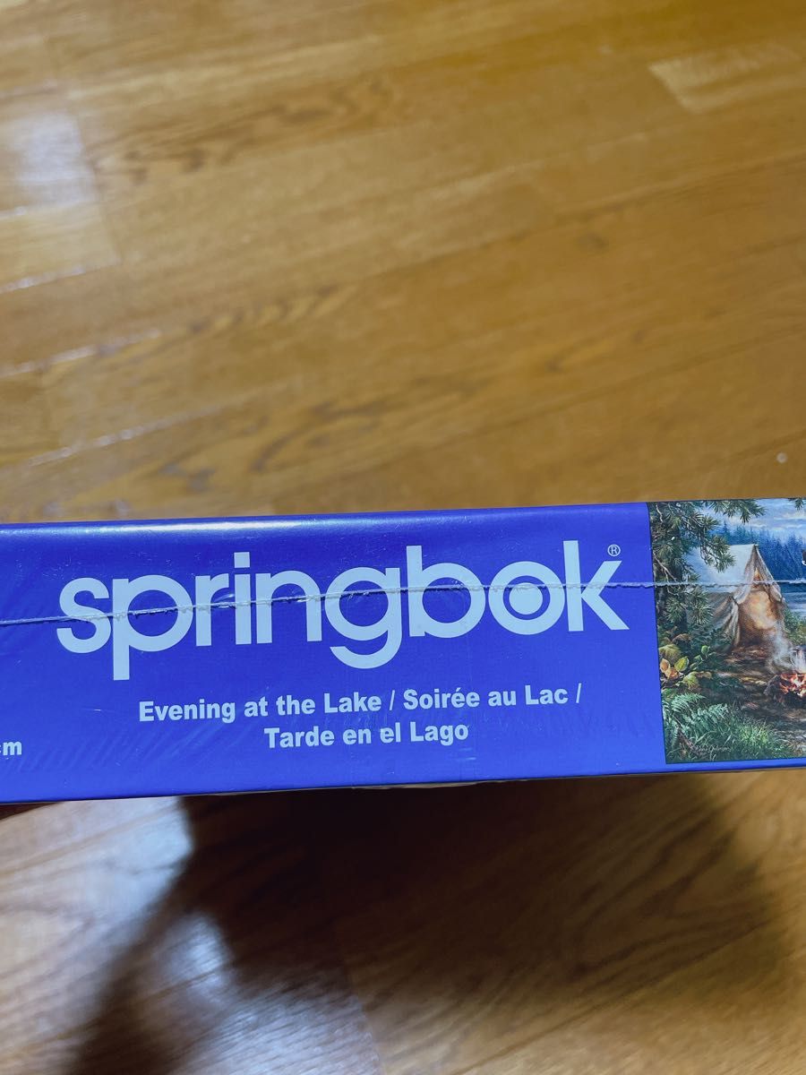 半額セール！Springbok's 500 Piece Jigsaw Puzzle Evening at the Lake 