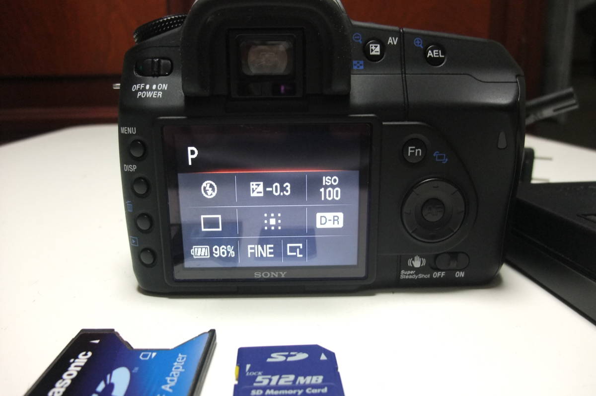 SONY α200 DSLR-A200 ボディ 1000万画素 手振れ補正 美品_画像8