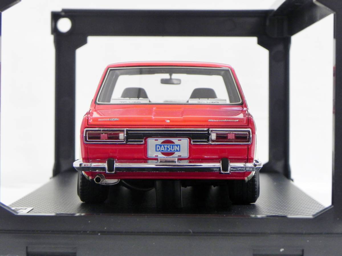 IG 1/18 Datsun Bluebird SSS 510 BRE color RS Watanabe RECARO ignition model 0617 Datsun Bluebird SSS (510) Red/White