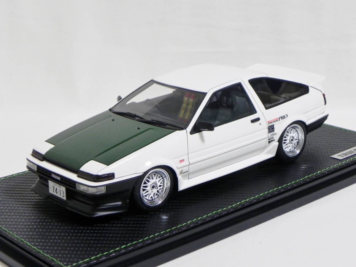 IG 1/18 ドリキン 土屋圭一氏 TK-Street AE86 トレノ 3種セット イグニッションモデル Toyota Sprinter Trueno (AE86) 3Door TK-Street _IG1771