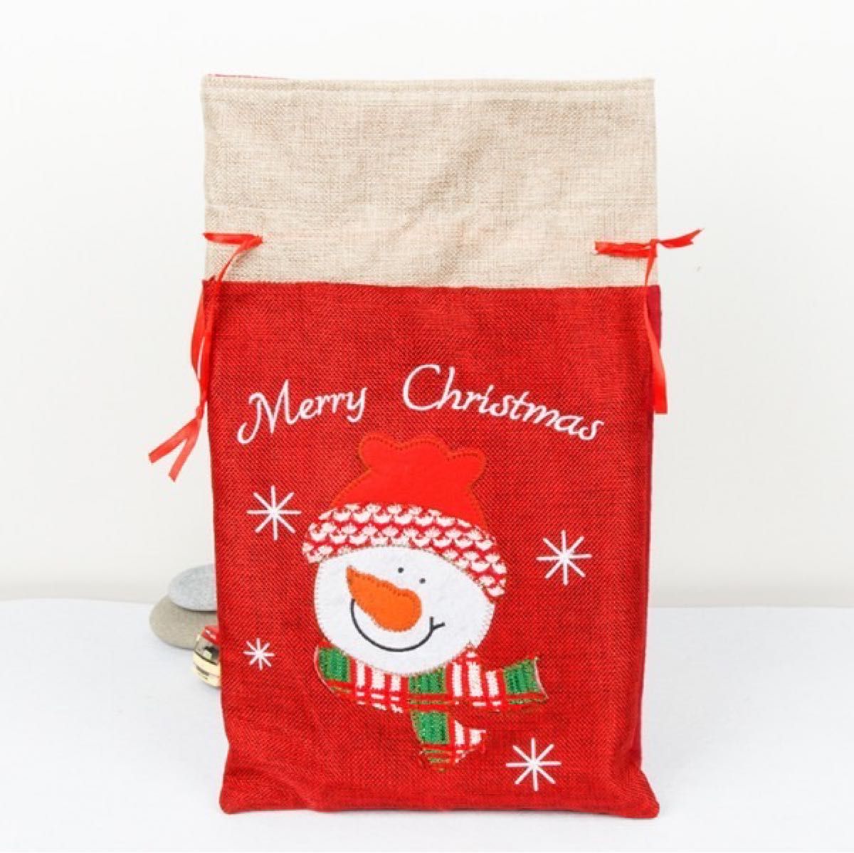 クリスマス 特大 2袋　ラッピング 袋 ギフト 包装  丈夫 プレゼント 可愛い
