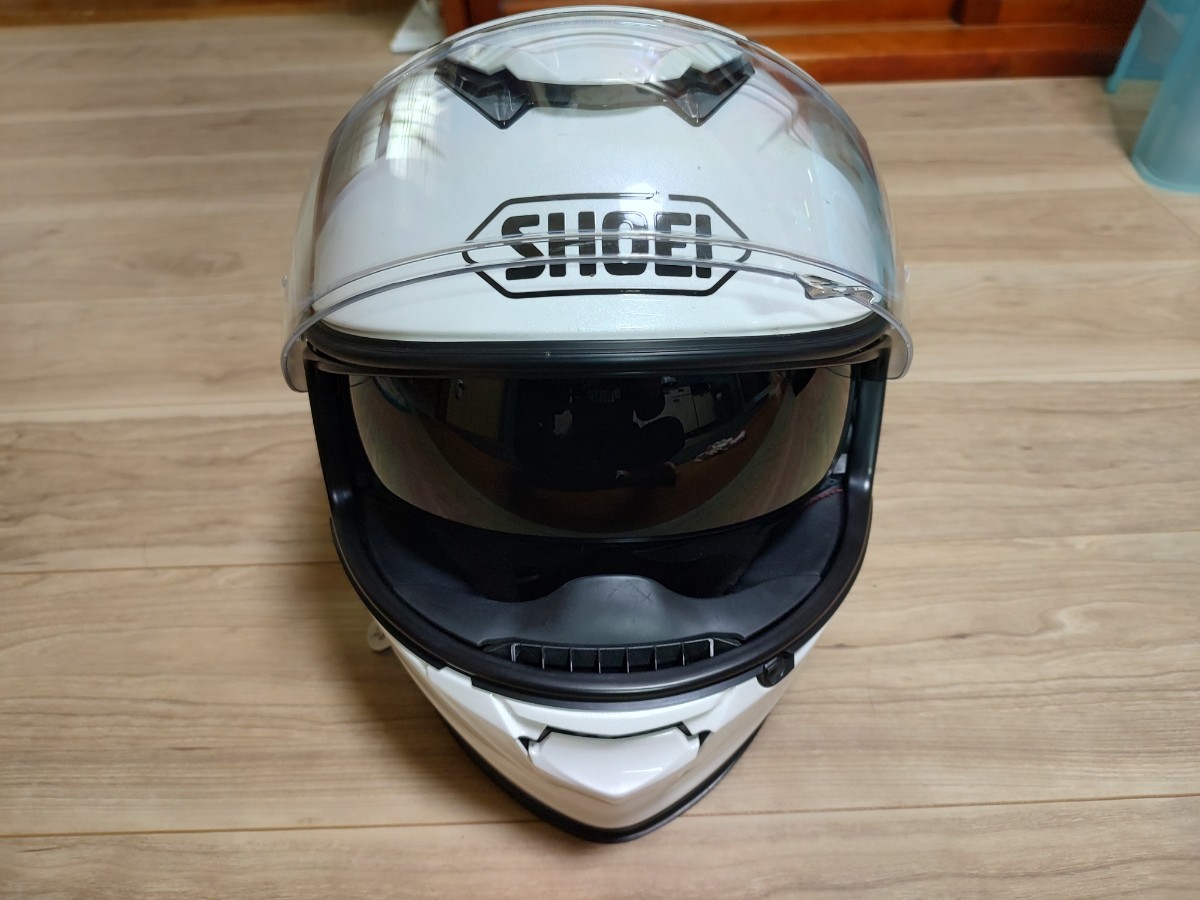 中古品　SHOEI ショウエイ GT- Air2 フルフェイスヘルメット ルミナスホワイト Lサイズ2019年製造_画像2