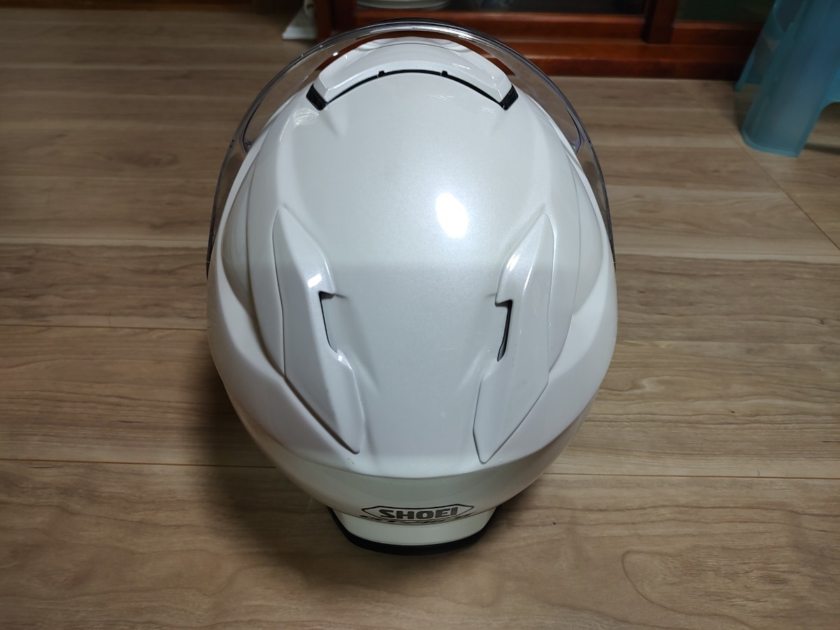 中古品　SHOEI ショウエイ GT- Air2 フルフェイスヘルメット ルミナスホワイト Lサイズ2019年製造_画像4