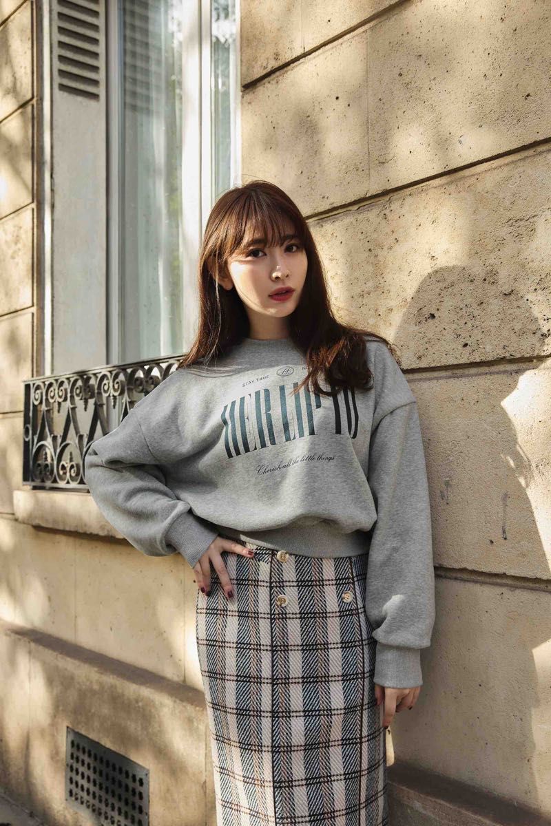 トップス Herlipto Cherish Oversized Sweatshirt Herlipto Cherish Oversized sweatshirt(Herlipto Cherish