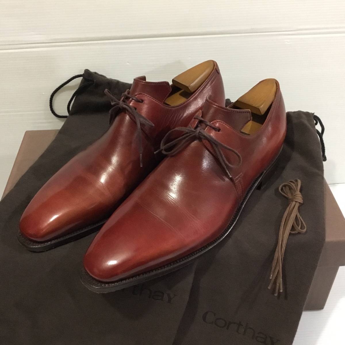  beautiful goods France made CORTHAYkorute2 eyelet plain tu dress shoes shoes ARCA 7.5 001AR shoe tree attaching leather boots 25 24.5