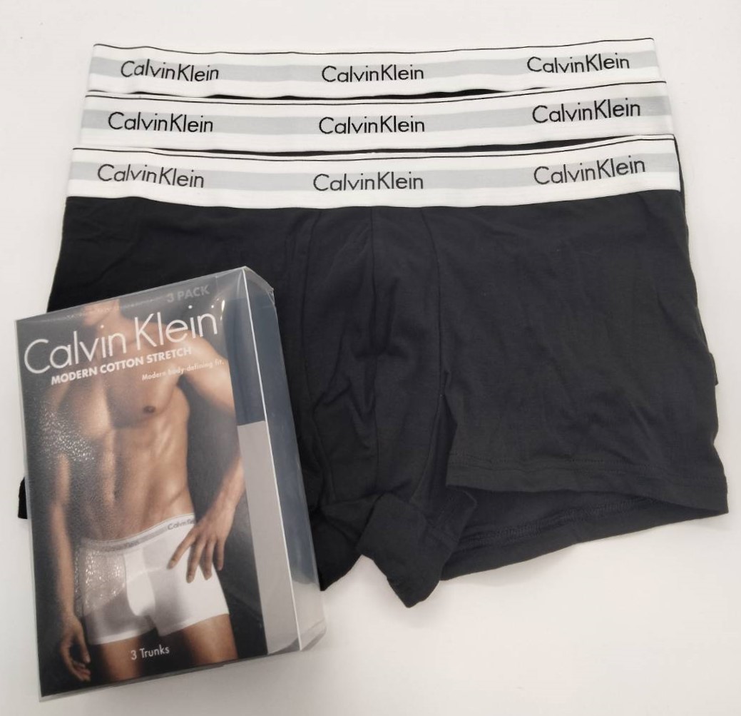 【Lサイズ】Calvin Klein(カルバンクライン) ボクサーパンツ Black 3枚セット メンズボクサーパンツ 男性下着 NB2380