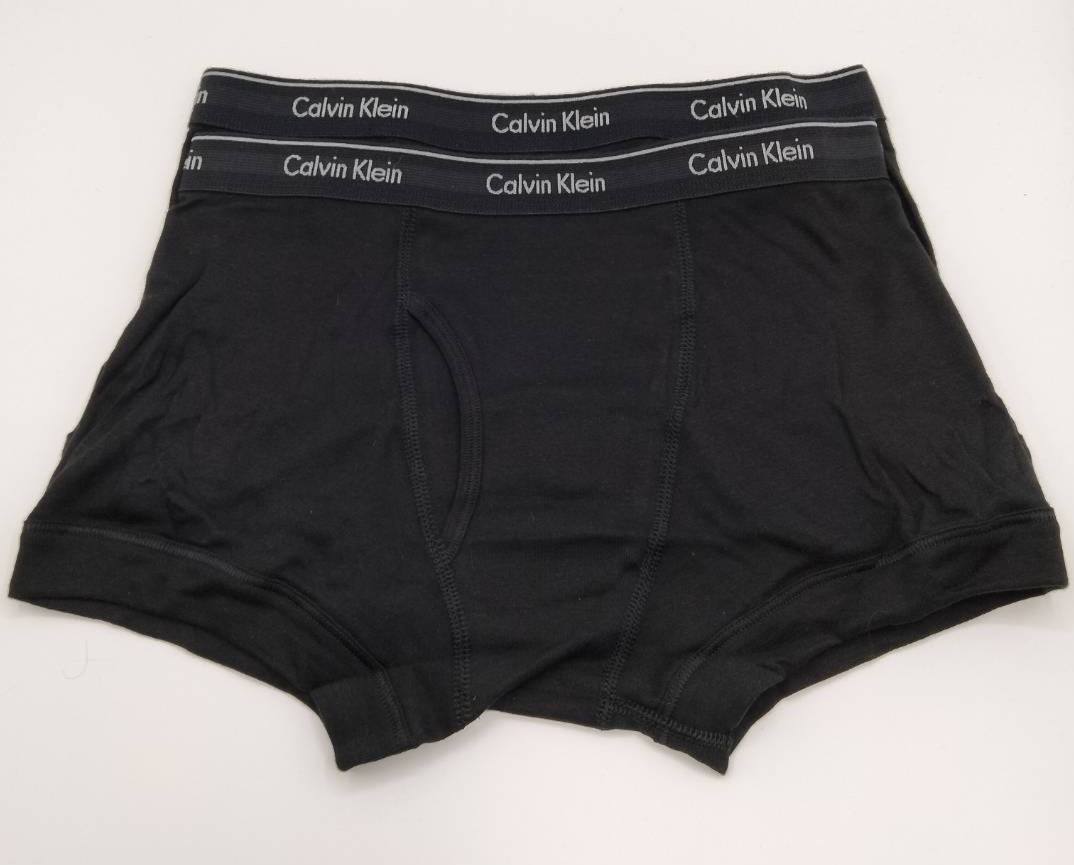 【Lサイズ】Calvin Klein(カルバンクライン) ボクサーブリーフ ブラック 2枚セット メンズボクサーパンツ 男性下着 NB1893