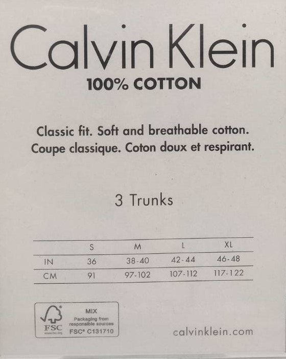 【Lサイズ】Calvin Klein(カルバンクライン) ボクサーブリーフ ブラック 2枚セット メンズボクサーパンツ 男性下着 NB1893_画像6