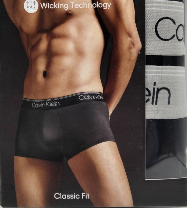 【Lサイズ】Calvin Klein(カルバンクライン) ローライズボクサーパンツ シルバー 2枚セット メンズボクサーパンツ 男性下着 NP2569_画像5