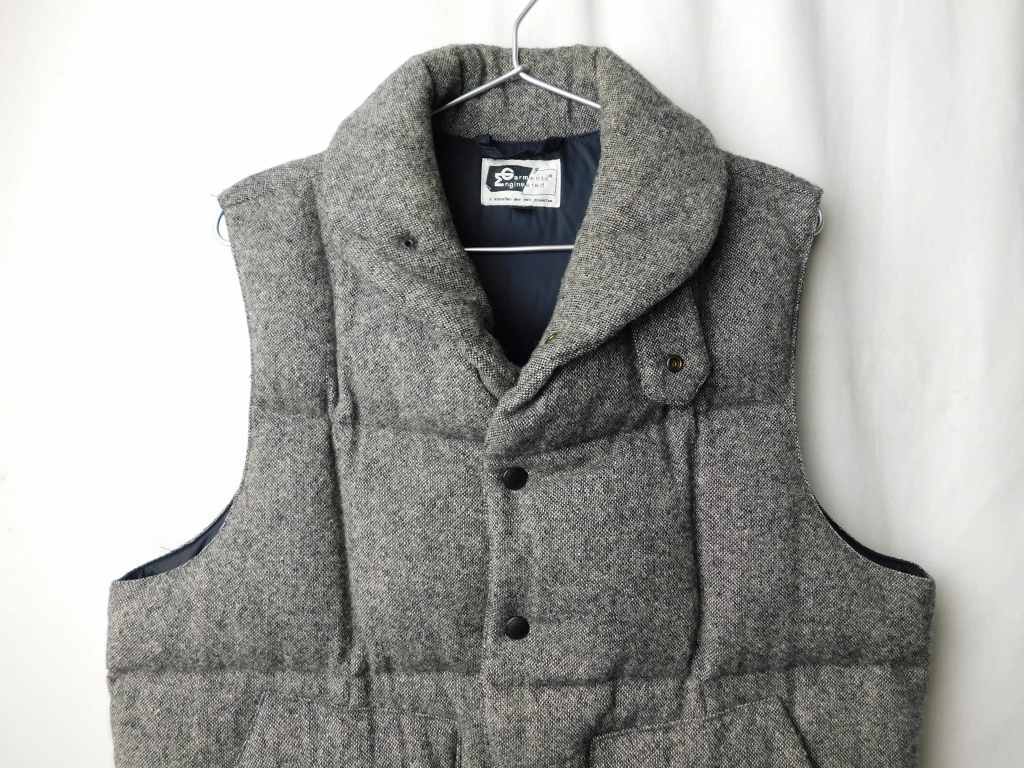 Engineered Garments engineered garments down vest wool Canada made M the first period 