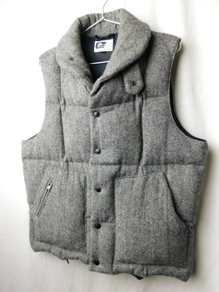 Engineered Garments engineered garments down vest wool Canada made M the first period 